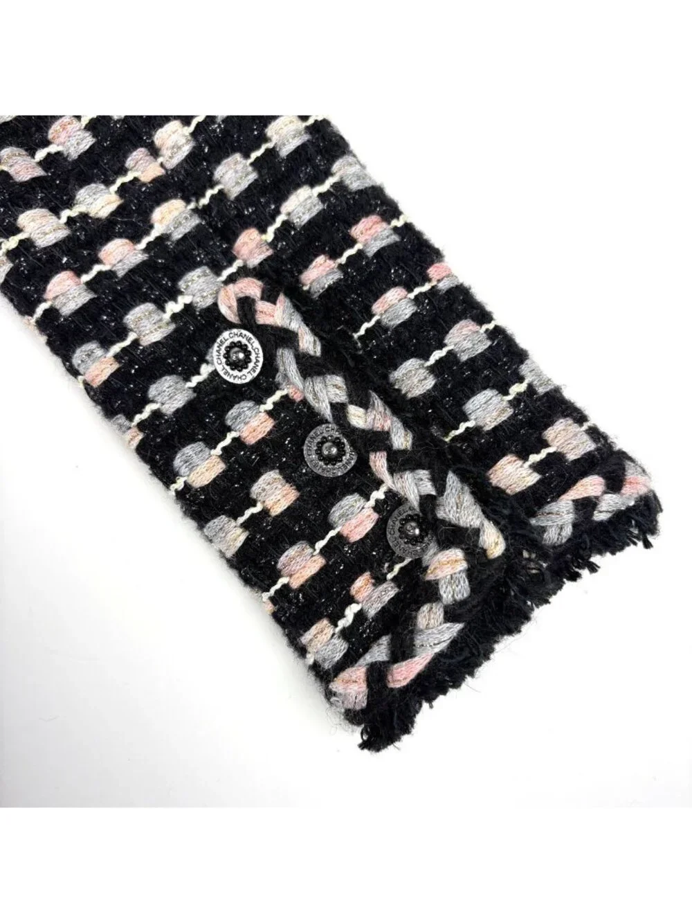 Chanel Tweed Set Pink Black